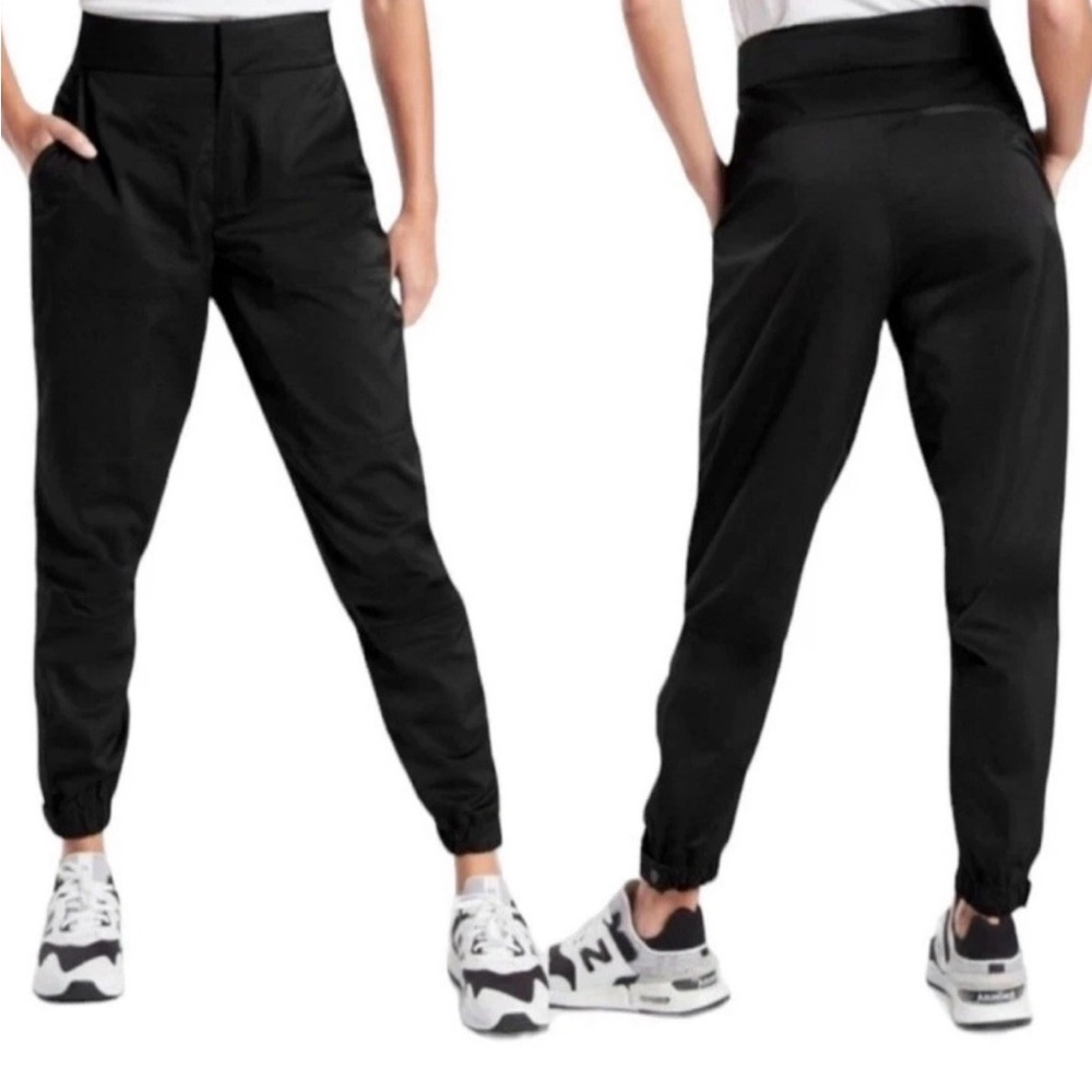 Athleta Black Jogger Zipper Pants